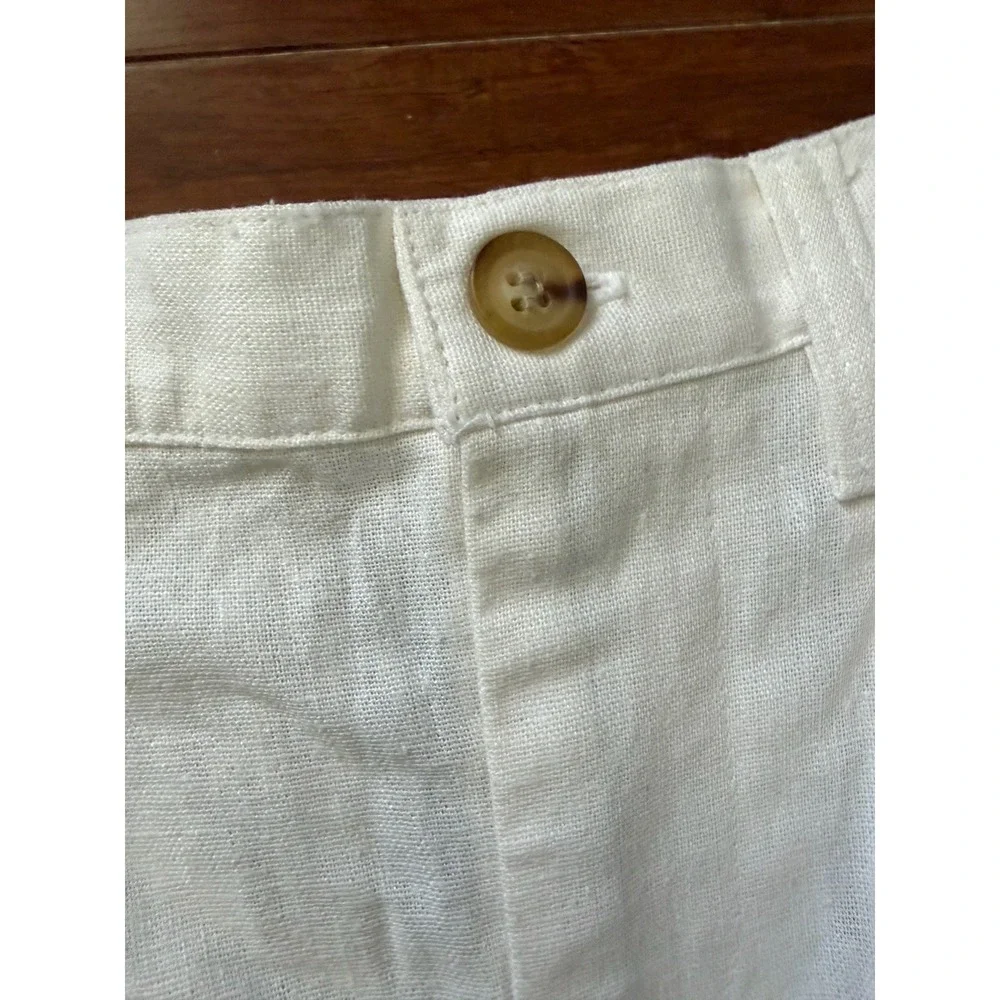 Boys Pleated Kelly Kids‎ Dress Linen White Dress Pants Size 4
